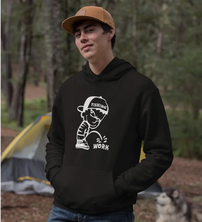 Fishing And Work Unisex Hoodie - Tanks Treasures
