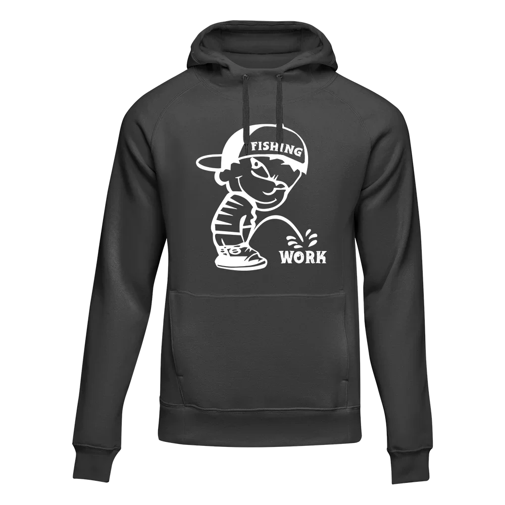 Fishing And Work Unisex Hoodie - Tanks Treasures