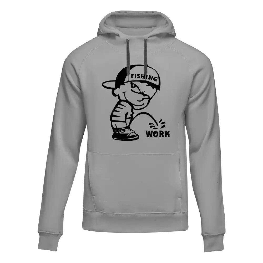 Fishing And Work Unisex Hoodie - Tanks Treasures