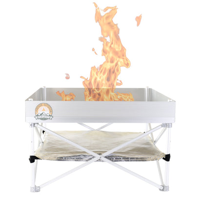 Pop-Up Fire Pit Heat Shield - Tanks Treasures