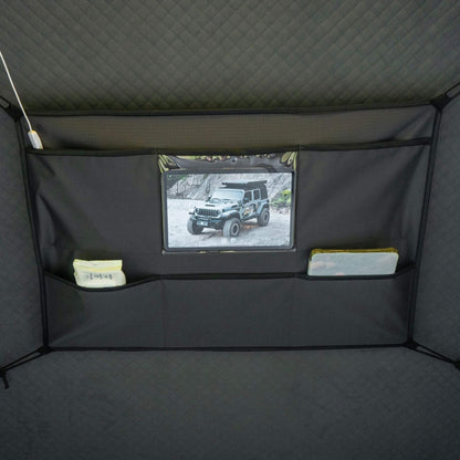 Heavy Duty 2-3 Person Hardshell Rooftop Tent With Ladder (SAK93120) - Tanks Treasures