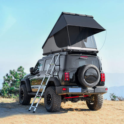 Heavy Duty 2-3 Person Hardshell Rooftop Tent With Ladder (SAK93120) - Tanks Treasures