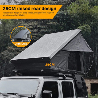Heavy Duty 2-3 Person Hardshell Rooftop Tent With Ladder (SAK93120) - Tanks Treasures