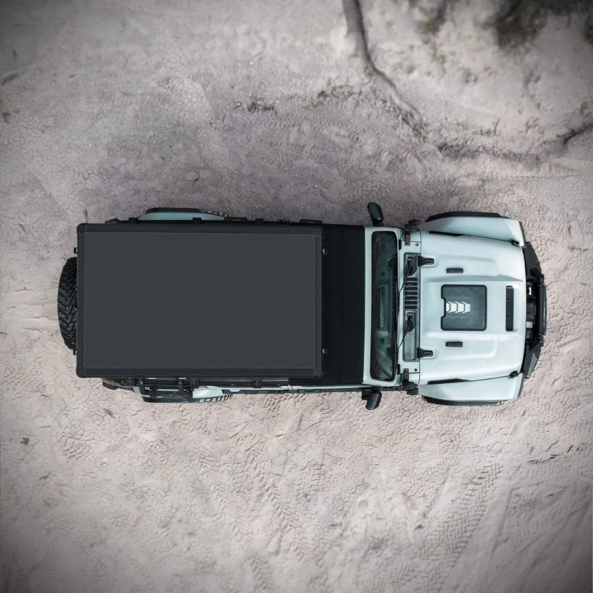 Heavy Duty 2-3 Person Hardshell Rooftop Tent With Ladder (SAK93120) - Tanks Treasures