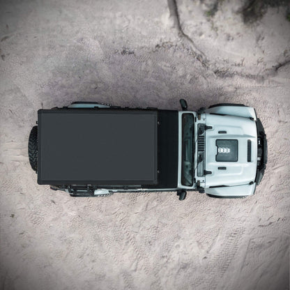 Heavy Duty 2-3 Person Hardshell Rooftop Tent With Ladder (SAK93120) - Tanks Treasures