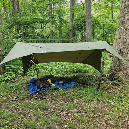 Hideaway Tarp – 12' Hammock Rain Tarp - Tanks Treasures