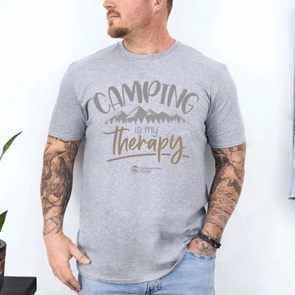 Camping Is My Therapy Man T-Shirt