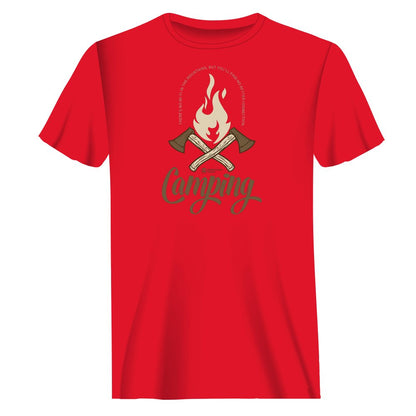 Camping Axes Unisex T-Shirt - Tanks Treasures