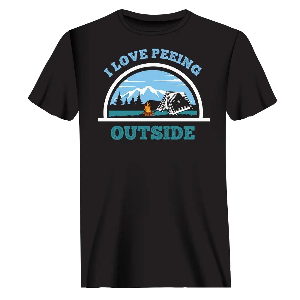 I Love Peeing Outside T-Shirt for Men - Tanks Treasures