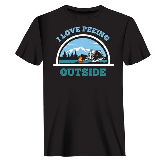 I Love Peeing Outside T-Shirt for Men - Tanks Treasures