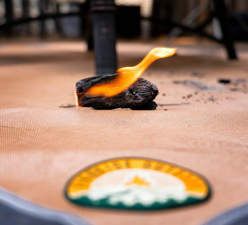 Ember Mat - Protect The Ground From Popping Embers or Dripping Grease - Tanks Treasures