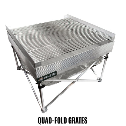 Pop-Up Fire Pit Grill Grate - Tanks Treasures