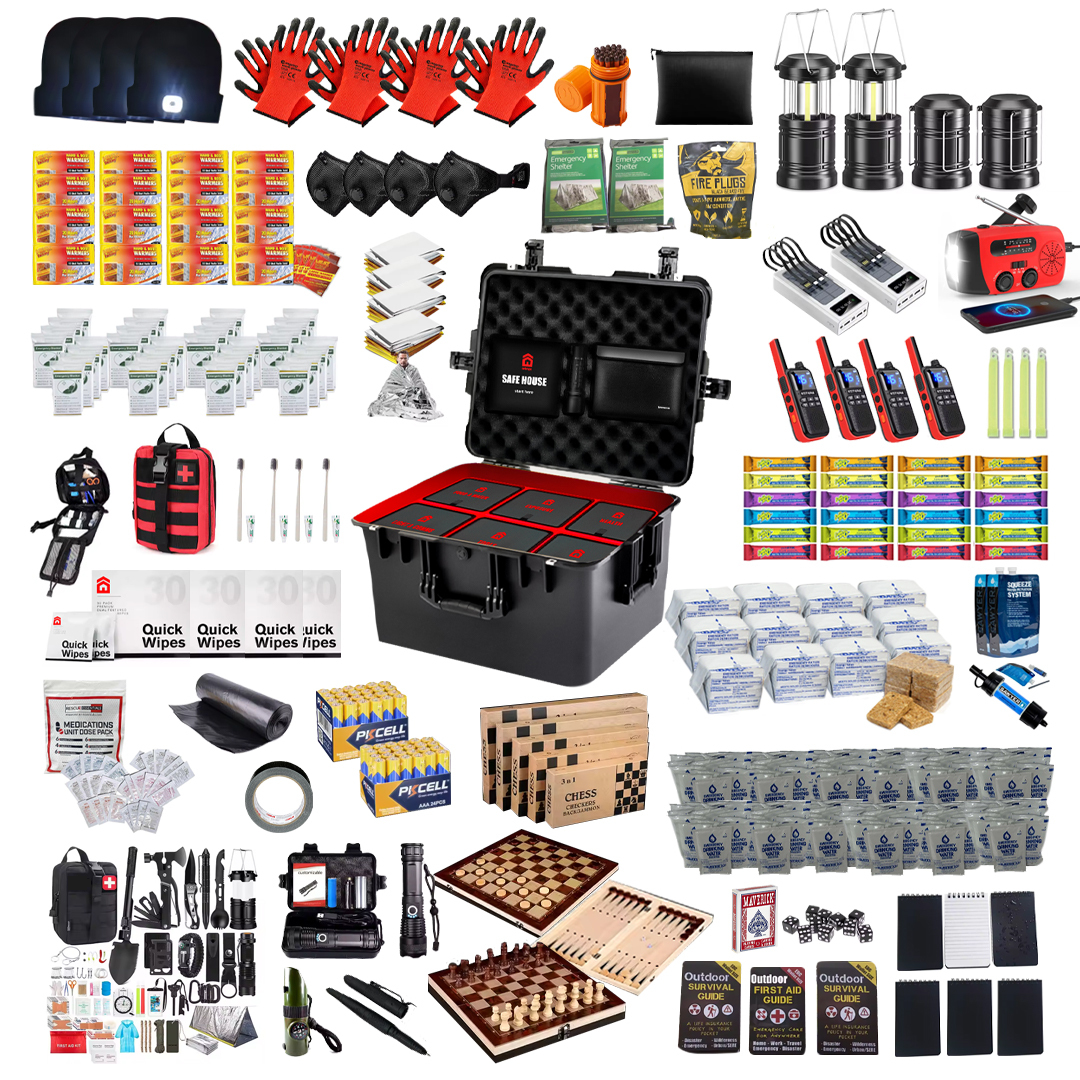 The Safe House Survival Kit | 72-Hour Emergency Kit - Tanks Treasures