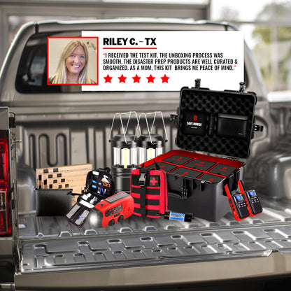 The Safe House Survival Kit | 72-Hour Emergency Kit - Tanks Treasures
