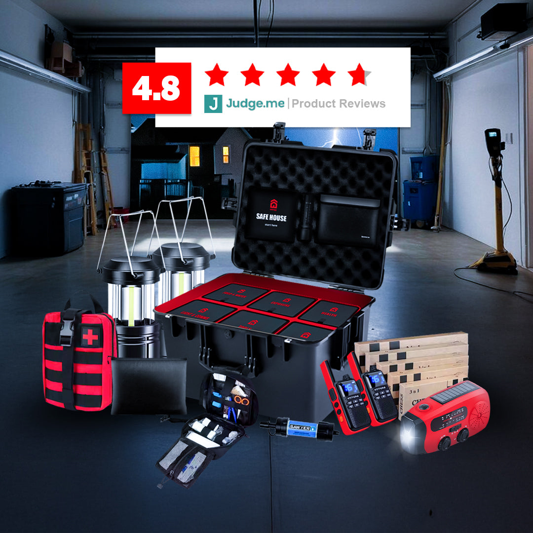 The Safe House Survival Kit | 72-Hour Emergency Kit - Tanks Treasures