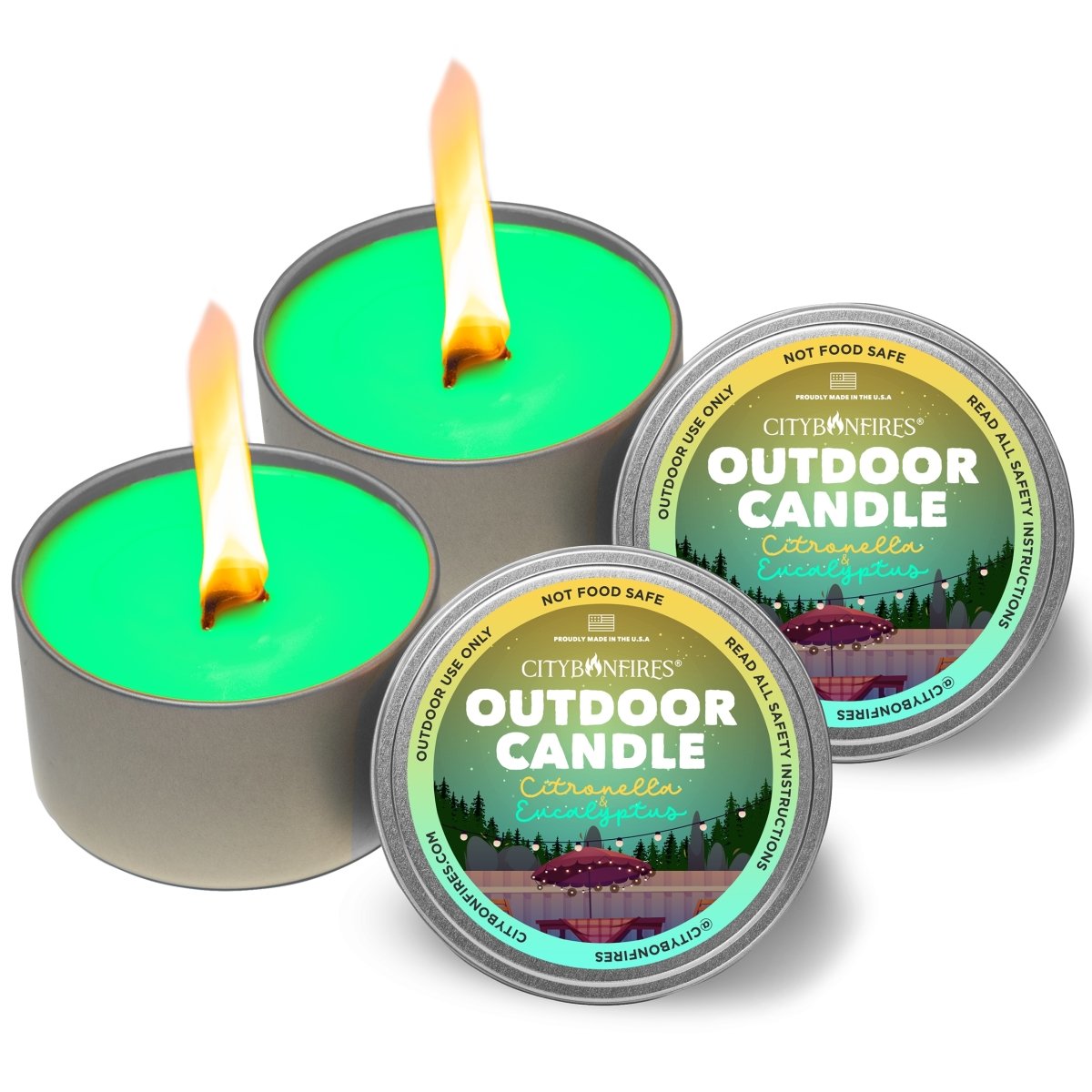 The Outdoor Candle - Citronella and Eucalyptus - Tanks Treasures