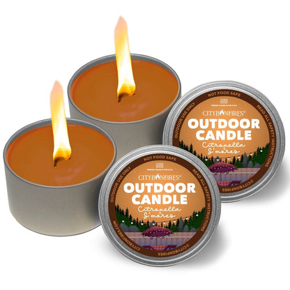 The Outdoor Citronella Candle - S'mores Scent - Tanks Treasures