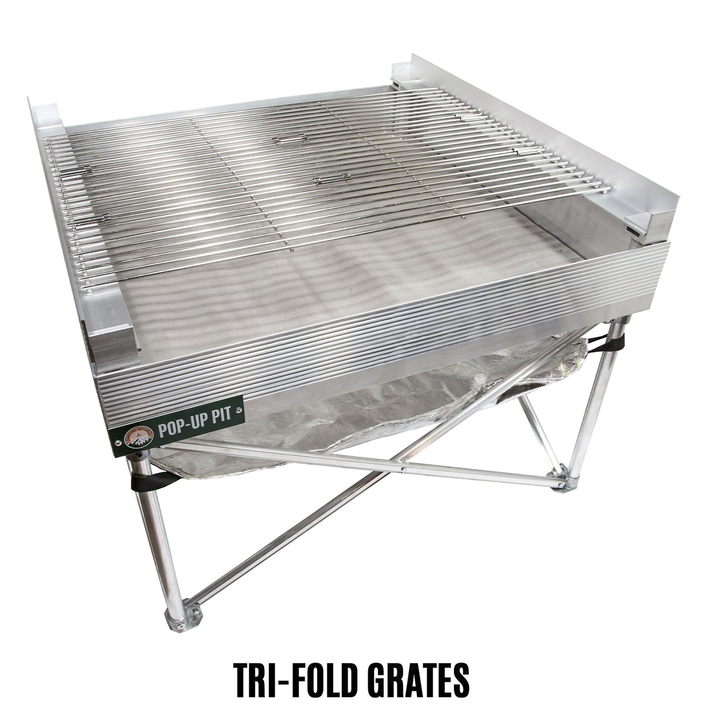 Pop-Up Fire Pit Grill Grate - Tanks Treasures