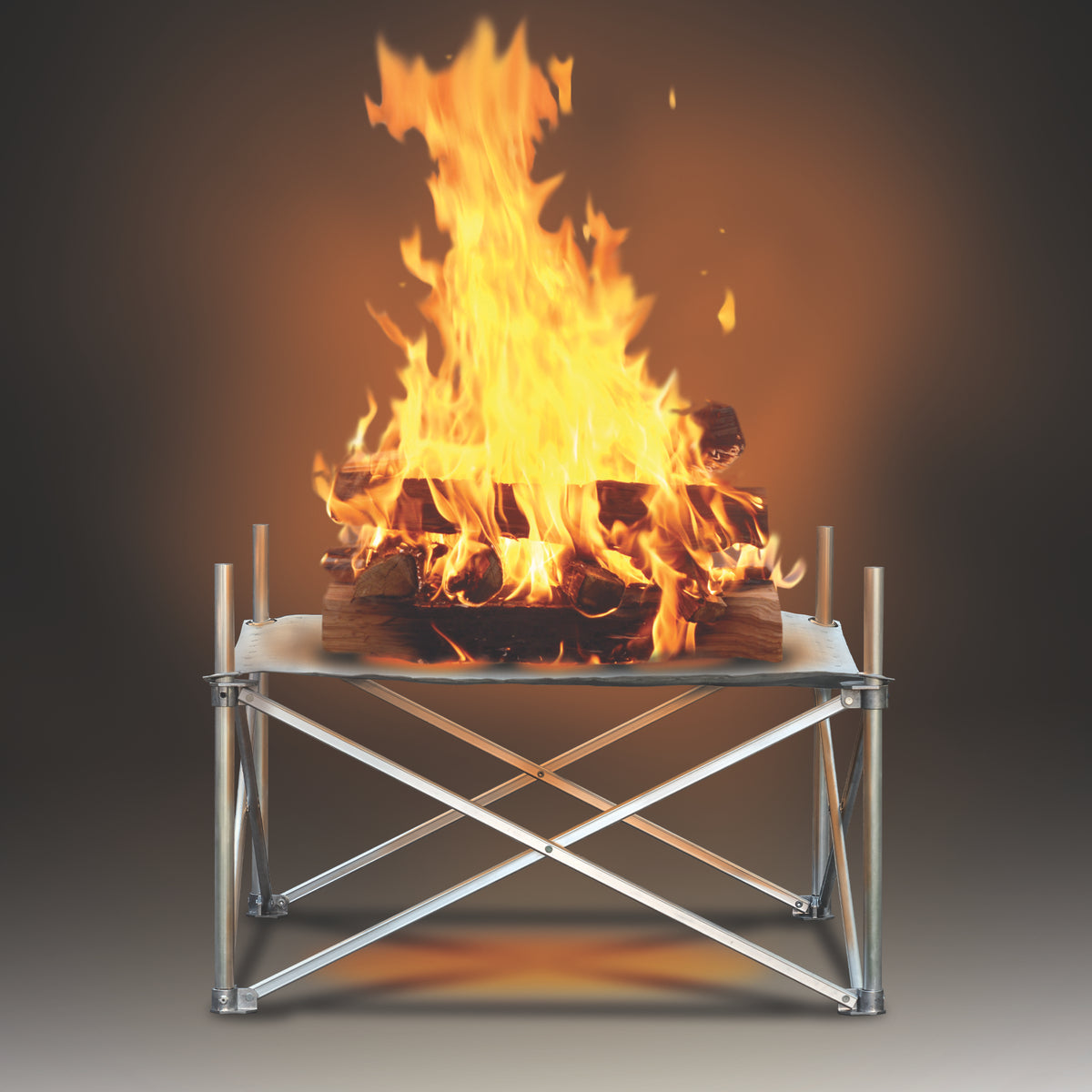 Fireside Outdoor Pop-Up Fire Pit 24" Ultra Lite - Tanks Treasures