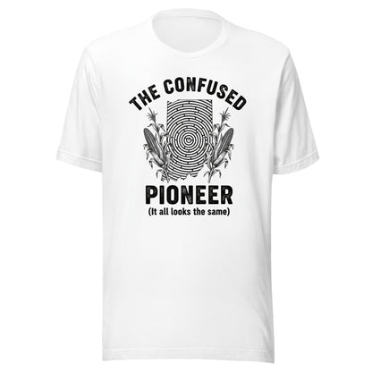 The Confused Pioneer Tee – Lost in the Corn Maze - Tanks Treasures