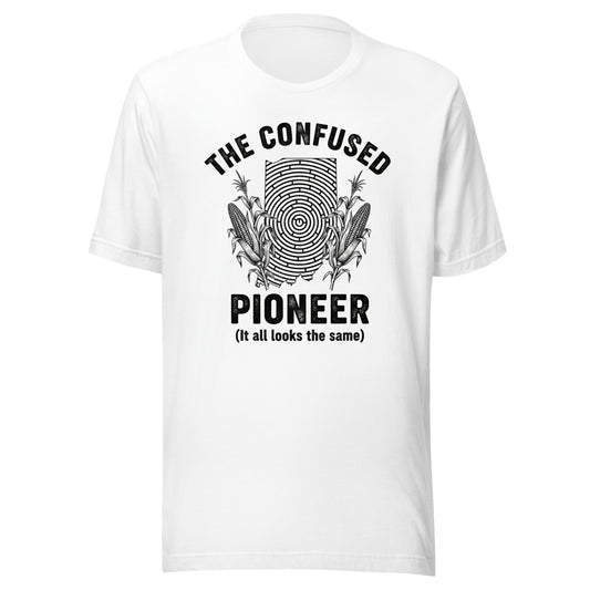 The Confused Pioneer Tee – Lost in the Corn Maze - Tanks Treasures